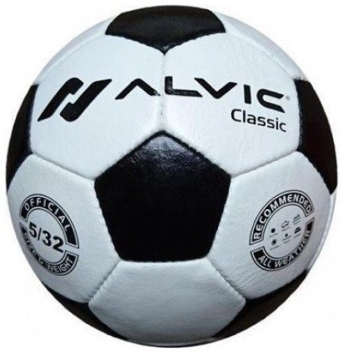 Футбольний м'яч Alvic Classic (натуральна шкіра),, фото 1