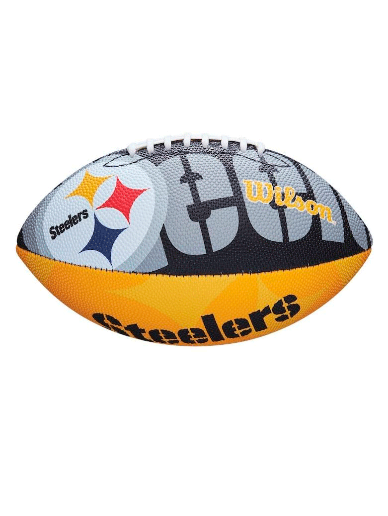 М'яч для американського футболу Wilson NFL Steelers WTF1534XBPT (дитячий м'яч)