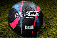 Мяч для футбола Alvic Street (черно-сине-желтый),