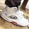 Кросівки чоловічі Nike Air Jordan 5 "White" x Supreme / AJM-446, фото 2