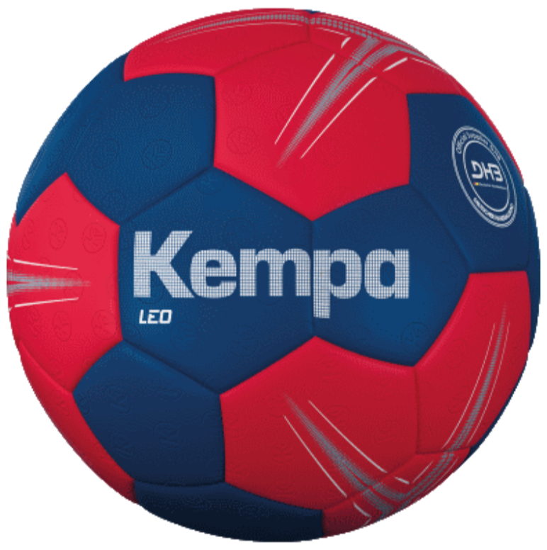 Гандбольний м'яч Kempa Leo Training 200187512 (синьо-червоний, розмір 0),