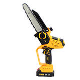 Акумуляторна ланцюгова пила DeWalt DCM190N, 24V 5.0Ah, АКБ пила, пила Деволт, потужна, для дому, фото 6