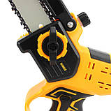 Акумуляторна ланцюгова пила DeWalt DCM190N, 24V 5.0Ah, АКБ пила, пила Деволт, потужна, для дому, фото 10