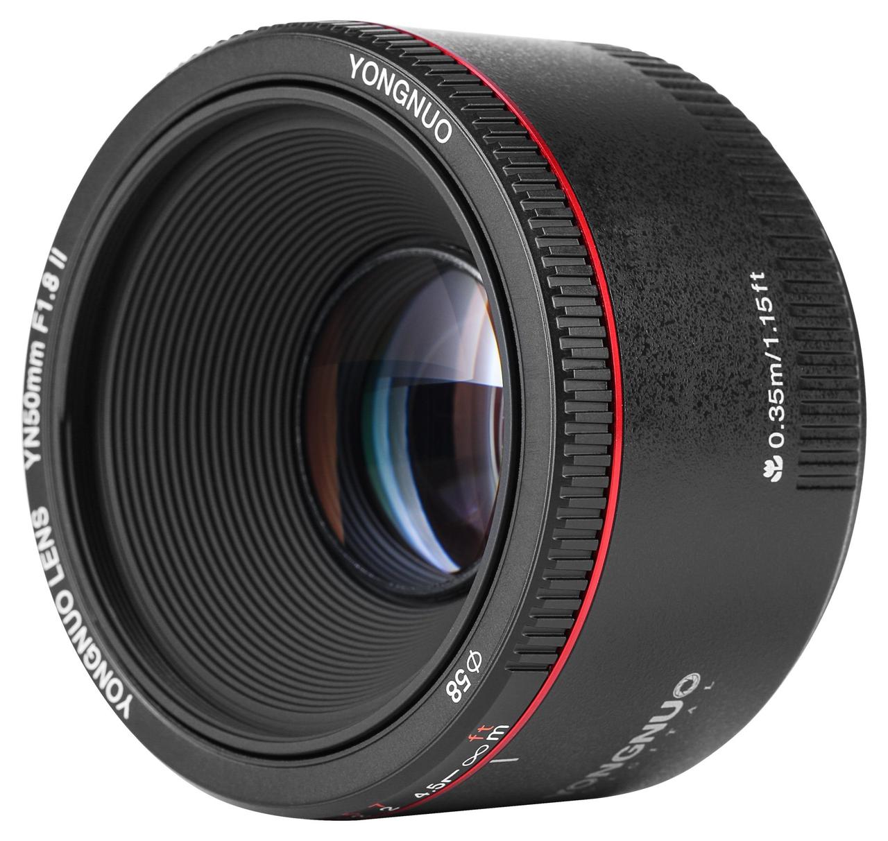 Об'єктив Yongnuo YN 50 mm f 1,8 II Canon EF , Гарантія, фото 1
