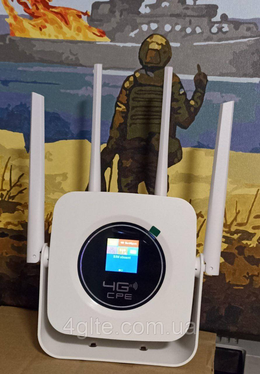 4G LTE WI-FI роутер CPE905-3 під сим (Cat4, LAN/WAN, IP66), фото 1