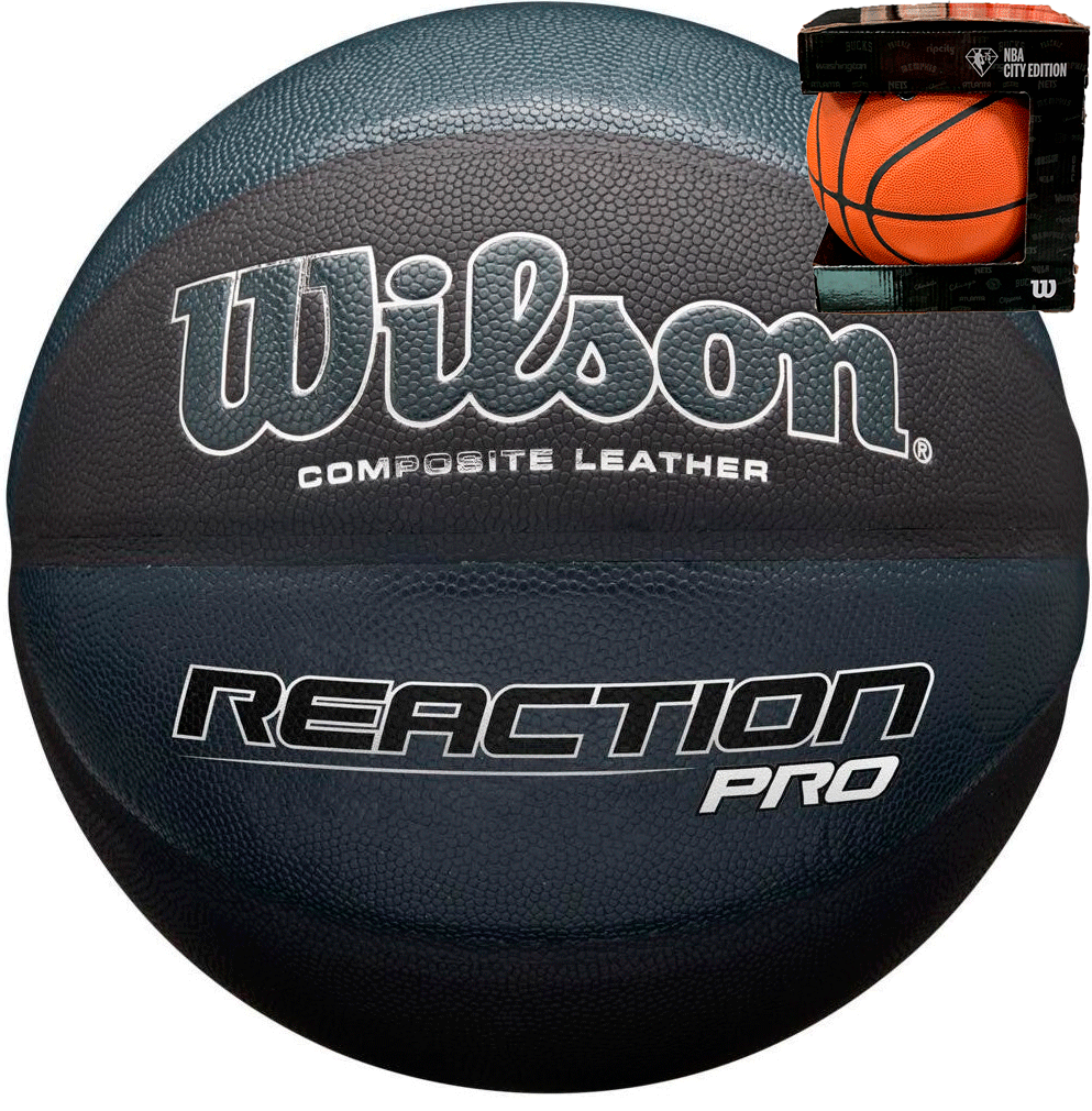 Баскетбольний м'яч Wilson Reaction Pro WTB10135XB07 (розмір 7),, фото 1