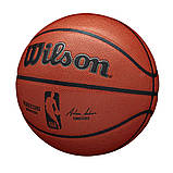 Баскетбольний м'яч Wilson NBA Authentic Outdoor BSKT WTB7300XB05 (розмір 5),, фото 4
