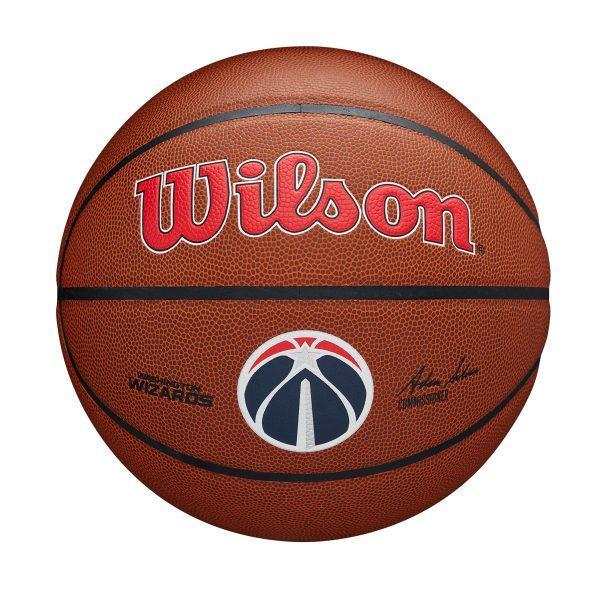 Баскетбольний м'яч Wilson NBA Team Composite Washington Wizards WTB3100XBWAS (розмір 7),