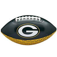 Мини-мяч для американского футбола Wilson NFL Peewee Football Team Green Bay Packers (WTF1523XBGB),