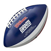 Мини-мяч для американского футбола Wilson NFL Peewee Football Team New York Giants (WTF1523XBNG),