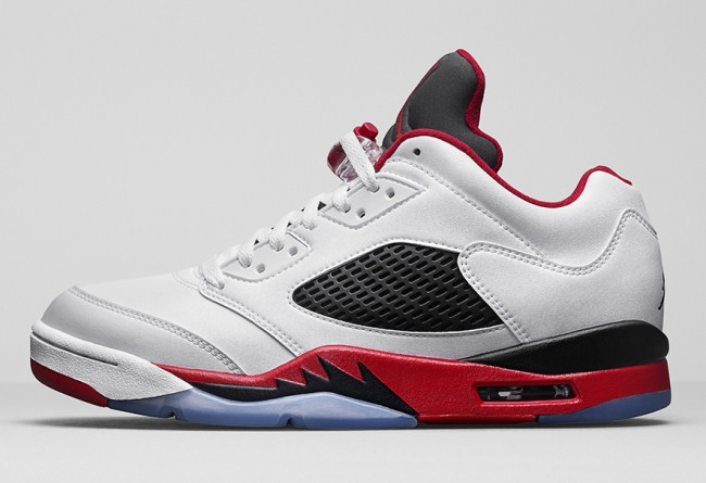 Кросівки чоловічі Nike Air Jordan 5 Low "Fire Red" / AJM-451, фото 1