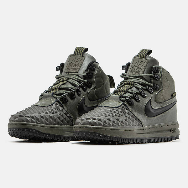 Nike Lunar Force 1 Duckboot 17 Green Winter Fur LF rykav ua 1992552489