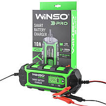 Зарядний пристрій АКБ Winso Pro 12V, 10A LCD, фото 5