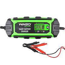 Зарядний пристрій АКБ Winso Pro 12V, 10A LCD, фото 6