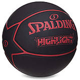 Баскетбольний м'яч Spalding Highlight Red (розмір 7), фото 5
