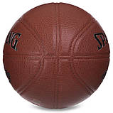 Баскетбольний м'яч Spalding Never Flat Pro (розмір 7) + подарунок, фото 2