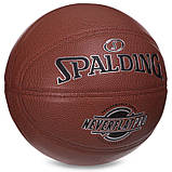 Баскетбольний м'яч Spalding Never Flat Pro (розмір 7) + подарунок, фото 4
