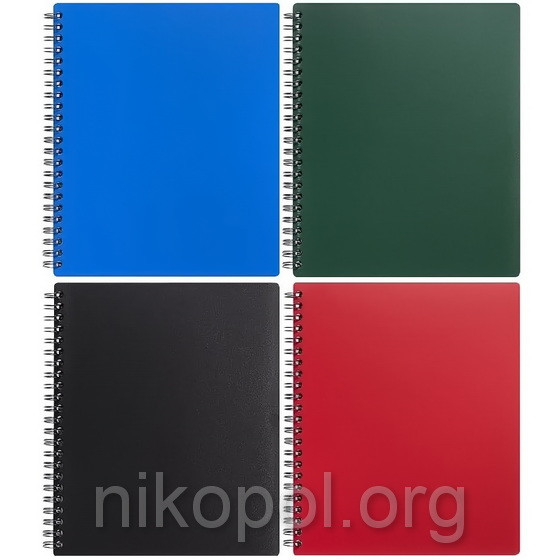 Блокнот B5 на спіралі (пружині) "Color Book", 80 аркушів