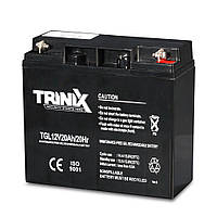 Акумуляторна батарея гелева 12В 20Аг Trinix TGL12V20Ah/20Hr GEL (44-00014)