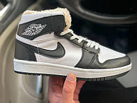 Jordan 1 Black White Winter Fur