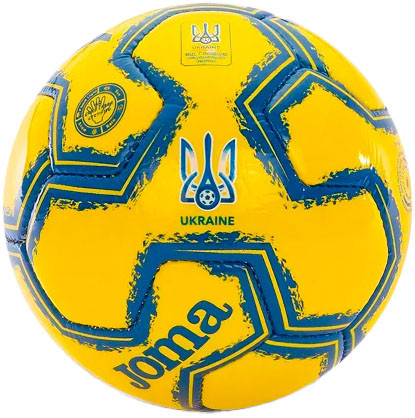 М'яч для футболу Joma Ukraine Yellow AT400727C907 (м'яч збірної України),