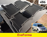 3D коврики EvaForma на Toyota LC Prado 120 '02-09, 3D коврики EVA