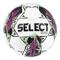 Мяч футзальный SELECT Futsal Attack v22 (бело- розовый)