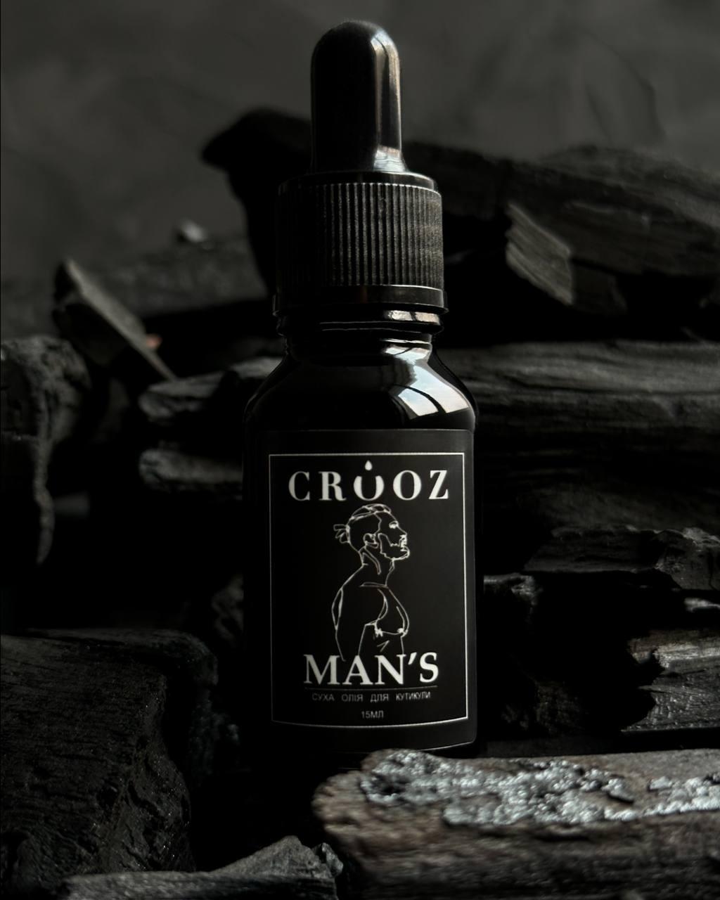 Суха олія для кутикули Crooz для чоловіків, 30 мл, фото 1