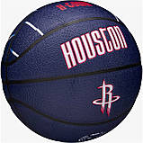 Баскетбольний м'яч Wilson NBA Team Huston (розмір 7) WZ4003911XB7, фото 3