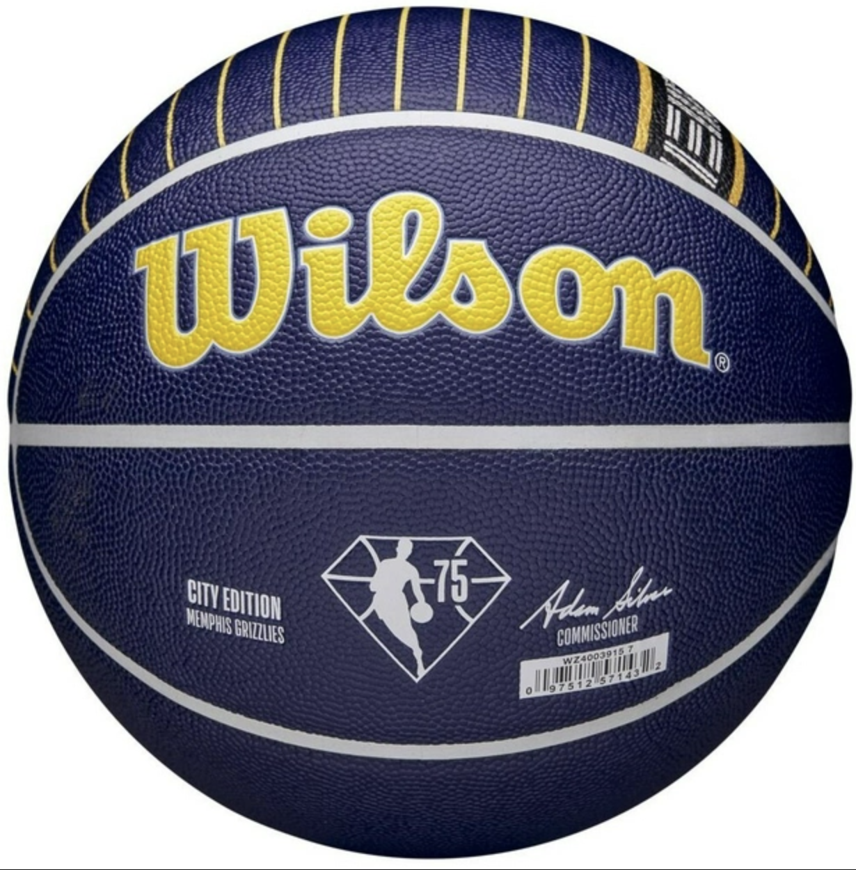 Баскетбольний м'яч Wilson NBA Team Memphis (розмір 7) WZ4003915XB7