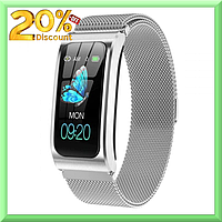 Умные смарт часы Smart Mioband PRO Silver Смарт часы и фитнес-браслеты, Наручные электронные модные часы