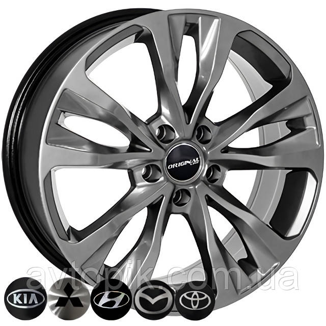 Литі диски ZW Citroen (BK5212) R17 W7 PCD5x108 ET33 DIA65.1 (HB)