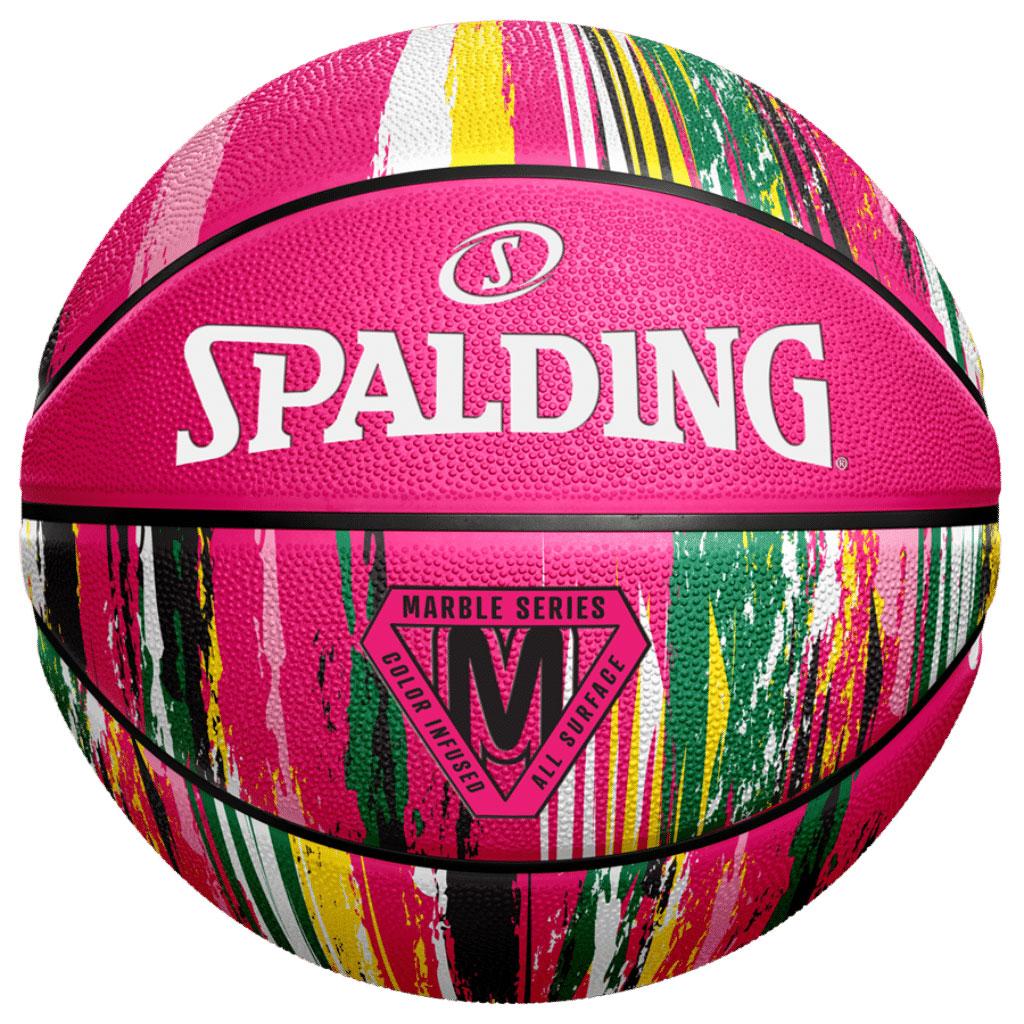 Баскетбольний м'яч Spalding Marble Series Pink 84402Z (розмір 7)