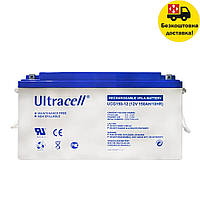 АКБ Ultracell UCG150-12 Аккумулятор 12V 150Ah GEL аккумулятор Аккумуляторная батарея для котла 150А АКБ