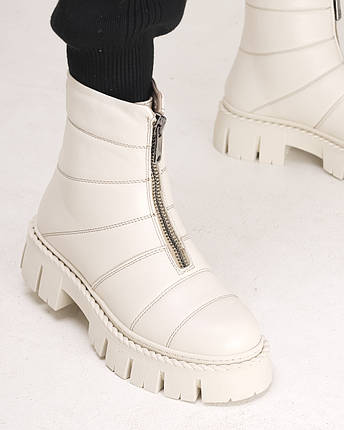 Черевики зимові Altura 4080 40 бежева шкіра 36, фото 1