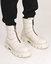 Черевики зимові Altura 4080 40 бежева шкіра 36, фото 4