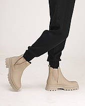 Черевики Челсі Teona 421 40 капучино шкіра 36, фото 2