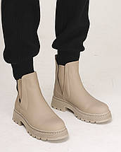 Черевики Челсі Teona 421 40 капучино шкіра 36, фото 4