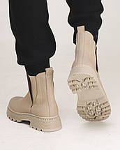 Черевики Челсі Teona 421 40 капучино шкіра 36, фото 5