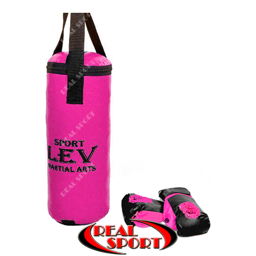 Боксерський набір дитячий рожевий Lev LV-4686