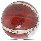 Баскетбольний м'яч Molten B7G3100-Q2Z (розмір 7) +подарунок, фото 6