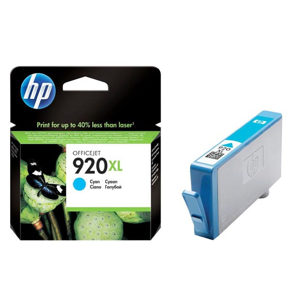 Картридж HP 920XL cyan CD972AE для принтера Officejet 6000, 6500, 6500A Plus, 7000, 6500A, 7500A
