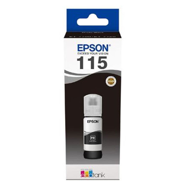 Контейнер з чорнилом Epson C13T07D14A black для принтера L8180, L8160