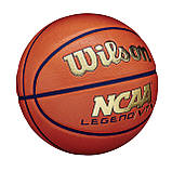 Баскетбольний м'яч Wilson NCAA Legend VTX (розмір 7) WZ2007401XB7, фото 3