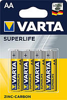 Батарейка 4 шт VARTA SUPERLIFE AA BLI 4 ZINC-CARBON (2006101414)