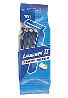 Бритва Laser 2 ready razor (лазер 2 разова бритва з двома лезами), уп. 10 шт.