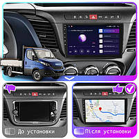 Штатна магнітола Lesko для IVECO Daily VI Рестайлінг 2019-н.в. екран 9" 2/32Gb Wi-Fi GPS Base 5 шт., фото 2