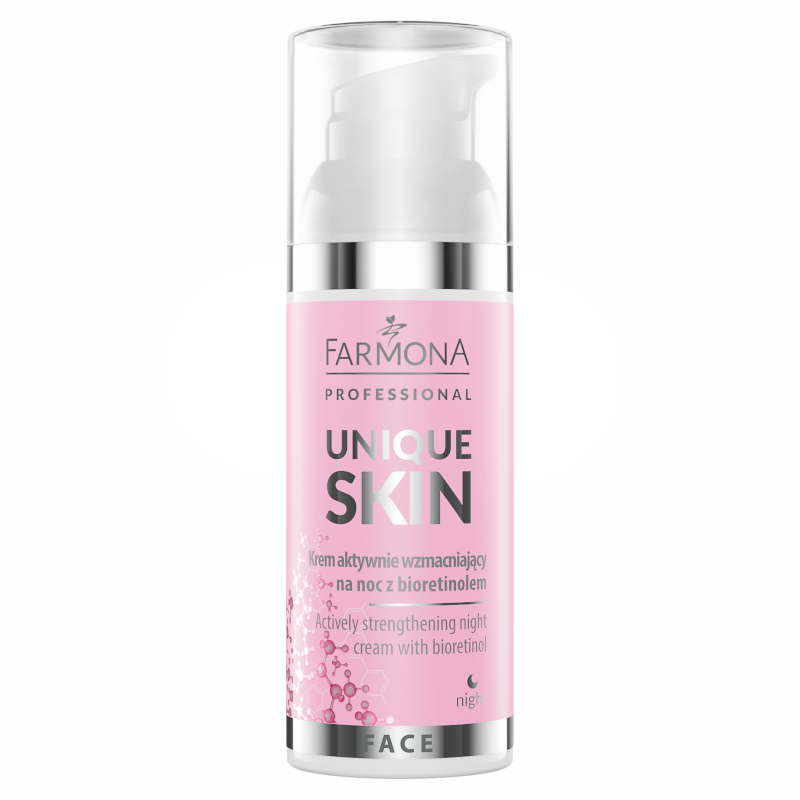 Нічний крем активно зміцнюючий з біоретинолом Farmona Unique Skin Actively strengthening night cream with bioretinol