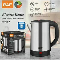 Металлический электрический чайник на дисковой основе 2.5 л 1500Вт RAF R.7897 Кухонный чайник Подробнее: https