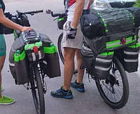 Сумки для спортивного велосипеда,велосумки на багажник, велобаул трансформер Lesenok, велосумки для велосипеда